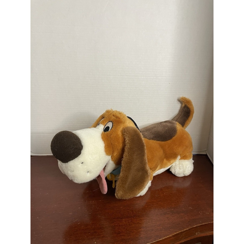 Disney Store Toby Plush Dog The Great Mouse Detective Basset Hound 17"